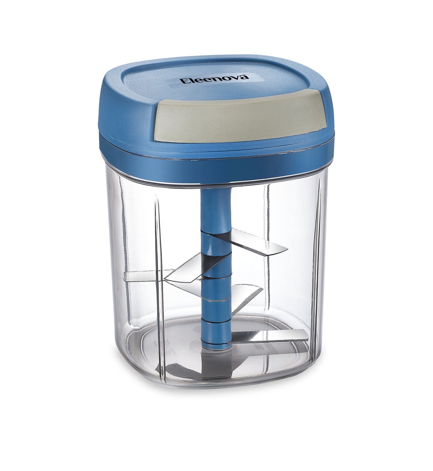 Eleenova Veggie Chopper | 600ml & 1000ml | Manual Vegetable Chopper | Effortless Operation | Durable & Sturdy Construction | Lightweight & Portable | Easy to Clean | Kitchen Accessory