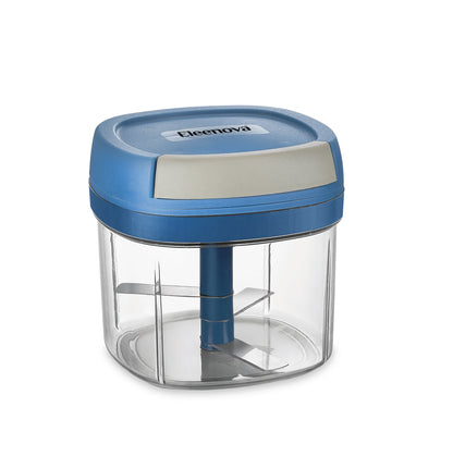 Eleenova Veggie Chopper | 600ml & 1000ml | Manual Vegetable Chopper | Effortless Operation | Durable & Sturdy Construction | Lightweight & Portable | Easy to Clean | Kitchen Accessory