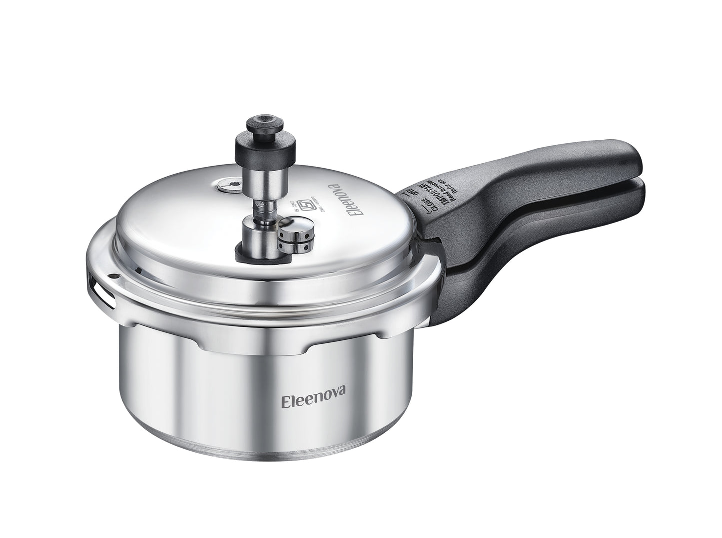 Eleenova Vintage OL Aluminium Pressure Cooker  – Without IB, Precision Weight Valve, ISI Certified, 5-Year Warranty