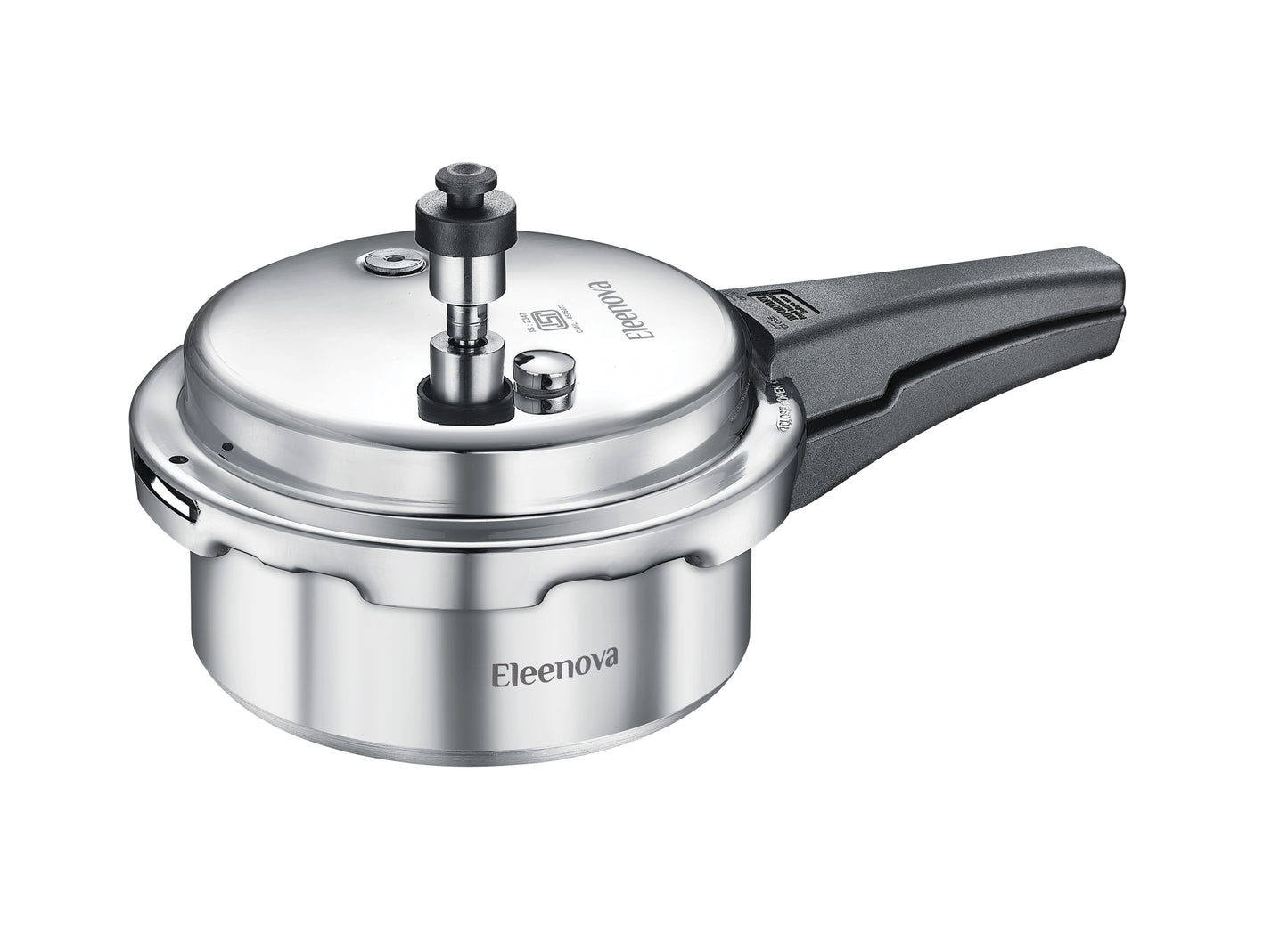 Eleenova Vintage OL Aluminium Pressure Cooker  – Without IB, Precision Weight Valve, ISI Certified, 5-Year Warranty