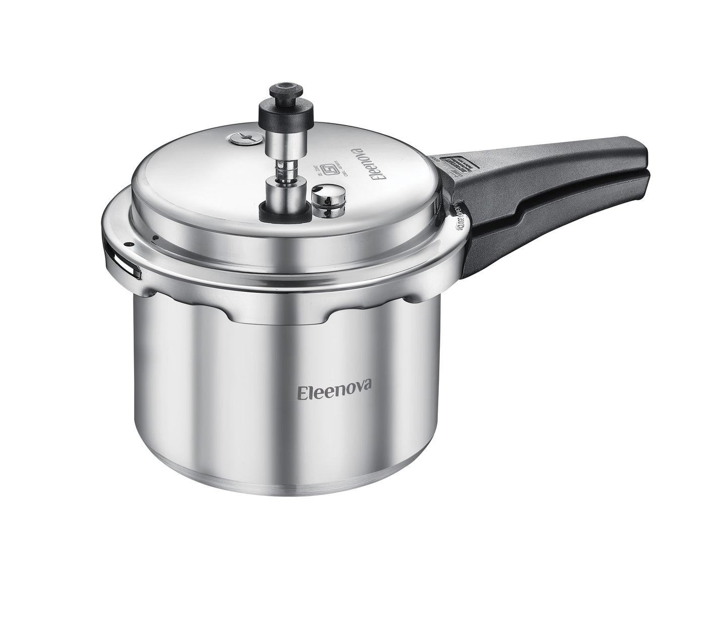 Eleenova Vintage OL Aluminium Pressure Cooker  – Without IB, Precision Weight Valve, ISI Certified, 5-Year Warranty