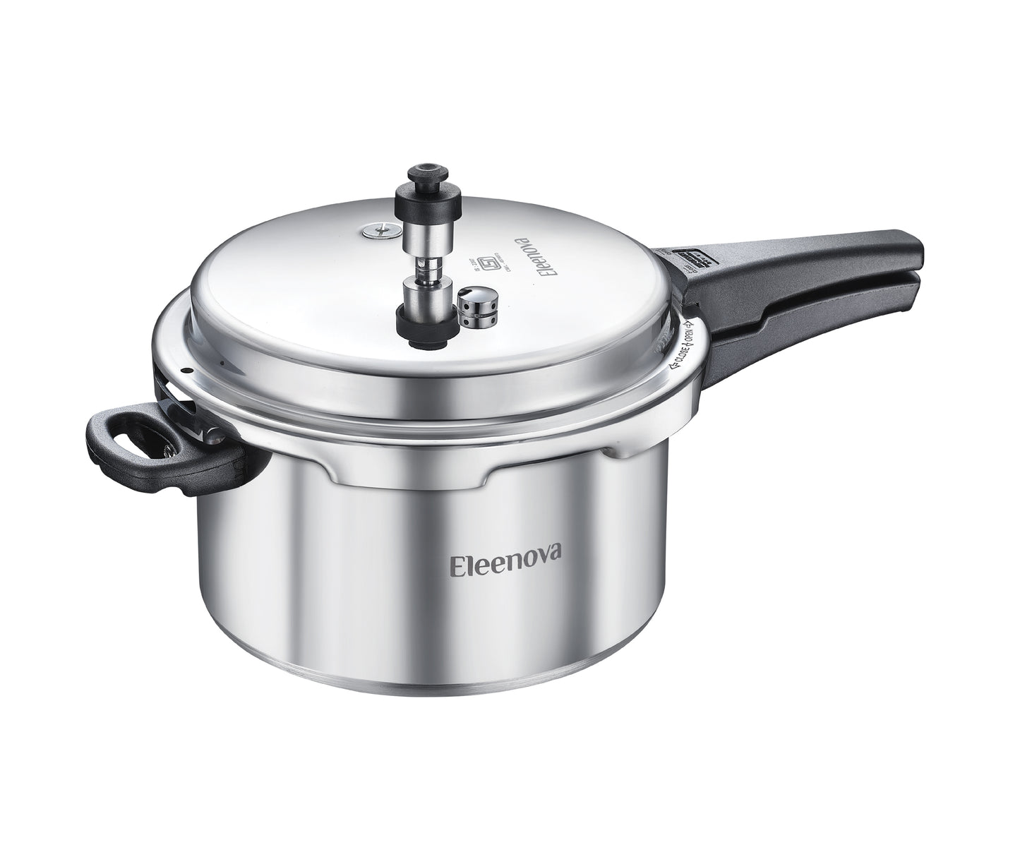 Eleenova Vintage OL Aluminium Pressure Cooker  – Without IB, Precision Weight Valve, ISI Certified, 5-Year Warranty