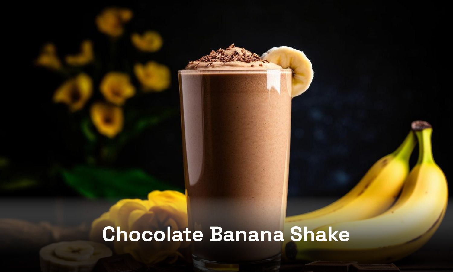 Valentine's Day Mocktail Recipes | Chocolate Banana Shake