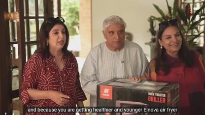 Eleenova Nexus Pro Air Fryer 1250W, 4.5L Capacity, Aero Crispy Technology, 7 Preset Menus, Smart Touch Digital Display, 85% Less Oil, Pull-Out Basket with Safety Switch, 1 Year Warranty, Made in India